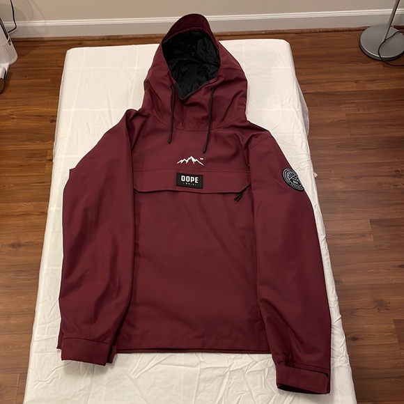 Dope Snow Other - Men’s Large Dope Snow Maroon ski/snowboard jacket, barely worn, like new.